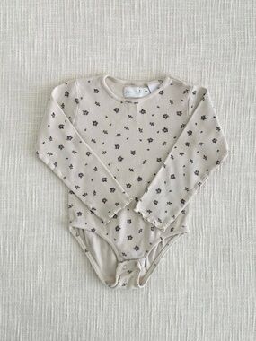 Zara Toddler Girl Floral Bodysuit Top